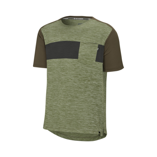 IXS Flow X Jersey olive-solid dark olive L