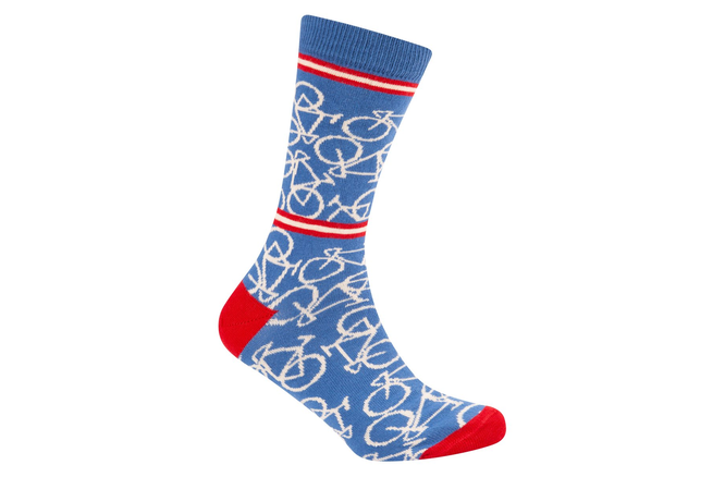 Le Patron Bicycle Socks riviera blue 35-38