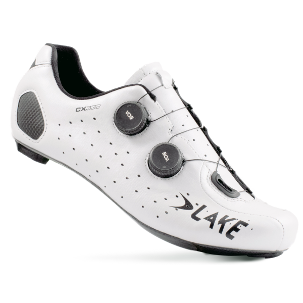 Lake Rennveloschuhe, CX332X, WEISS SCHWARZ, 40