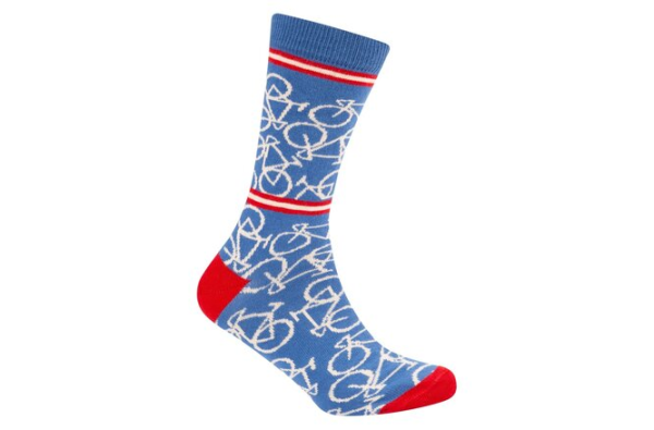 Le Patron Bicycle Socks riviera blue 43-46