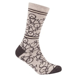 Le Patron Bicycle Socks light grey 43-46