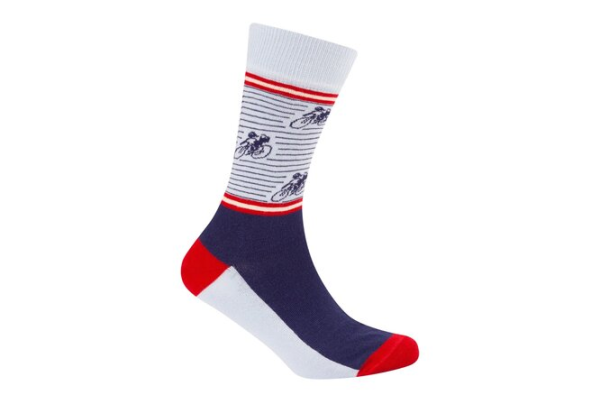 Le Patron Vintage Cyclist Socks dark blue 39-42