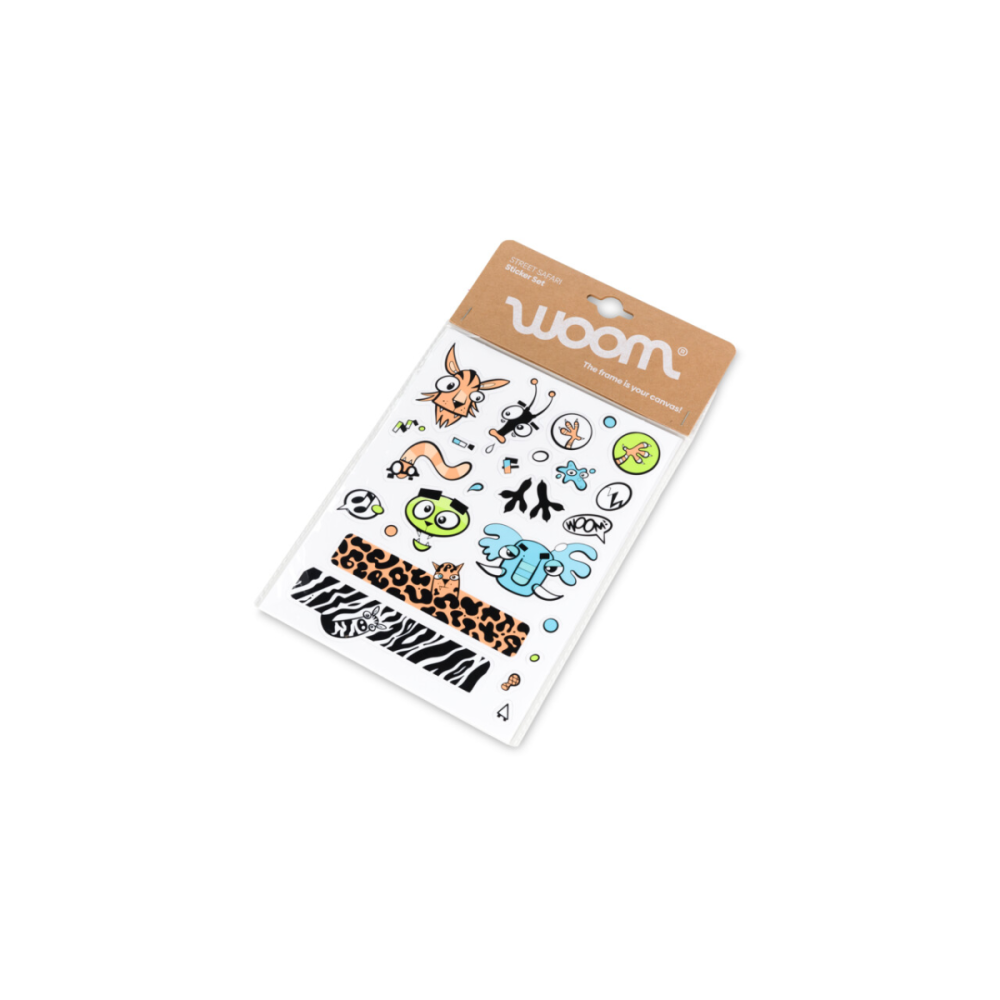 Woom STREET SAFARI Sticker-Set