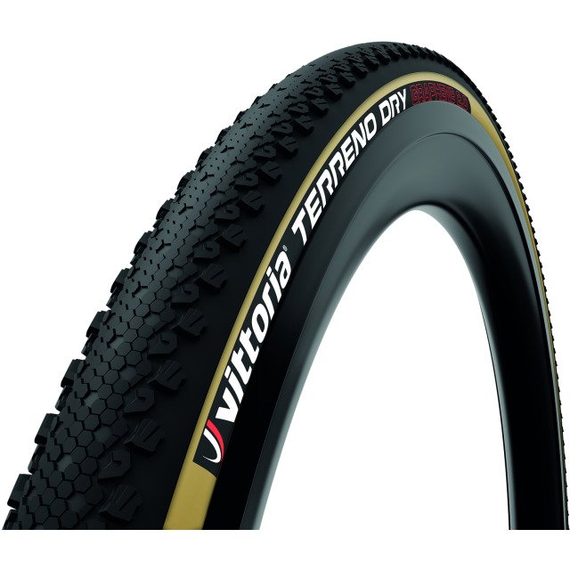 Vittoria Terreno Dry Gravel TLR 700x40C, 40-622, faltbar, Graphene 2.0, braun/schwarz