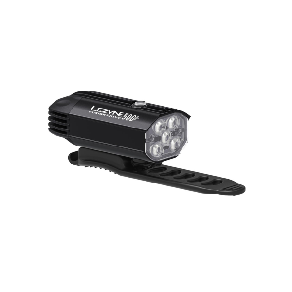 Lezyne Fusion Drive 500+ Front, satin black