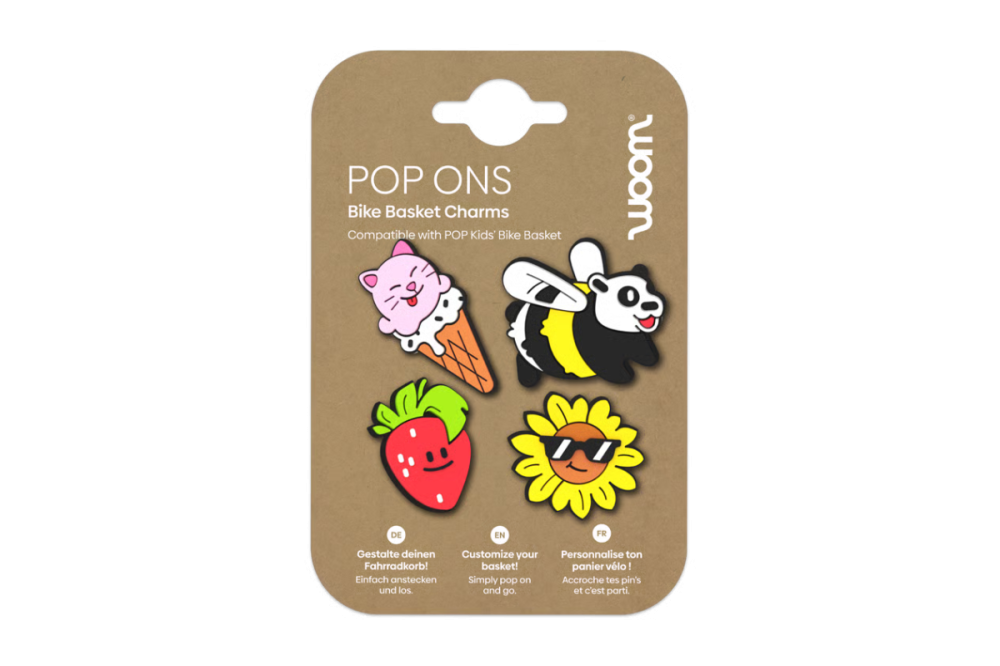 Woom POP ONs Fahrradkorb-Anstecker Summer Vibe