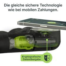 Serea Kettenschloss, SEREA SWIFT / 100cm, Ø 6mm, NFC technologie, schwarz