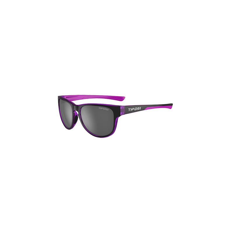 Tifosi Sonnenbrille, SMOOVE, Onyx/Ultra-Violet, S-XL, Smoke