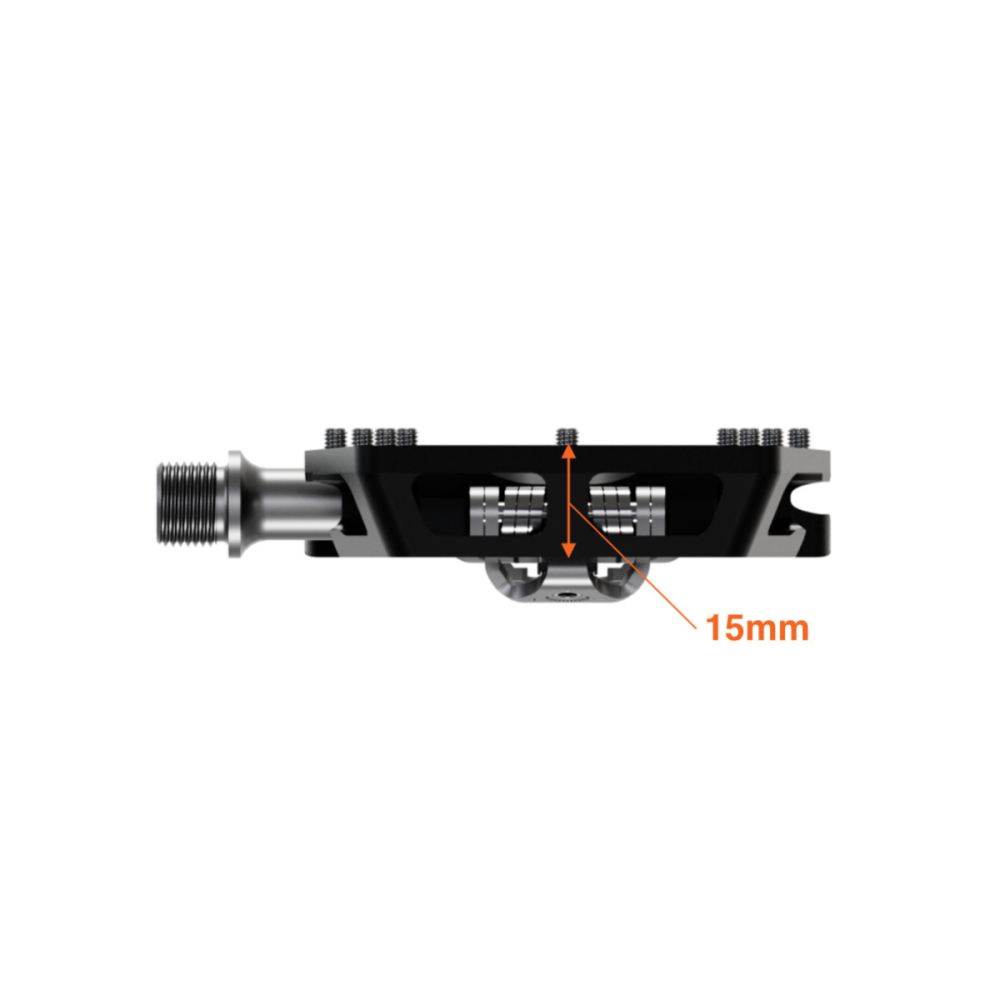 TATZE CONTACT COMBI Pedal, schwarz