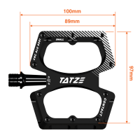 TATZE CONTACT Small Pedal, schwarz
