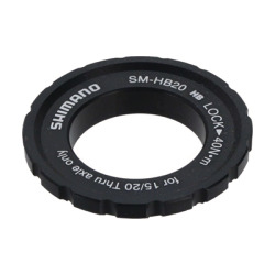 Shimano Lock-Ring Bremsscheibe 15/20mm Steckachse